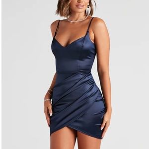 Windsor Store Love to Dance Satin Short Dress